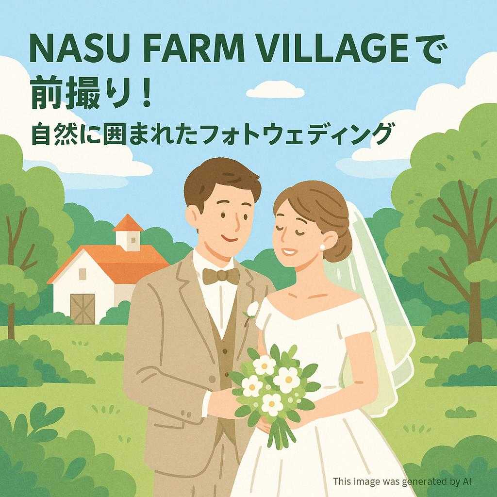 NASU FARM VILLAGEで前撮り!自然に囲まれたフォトウェディング