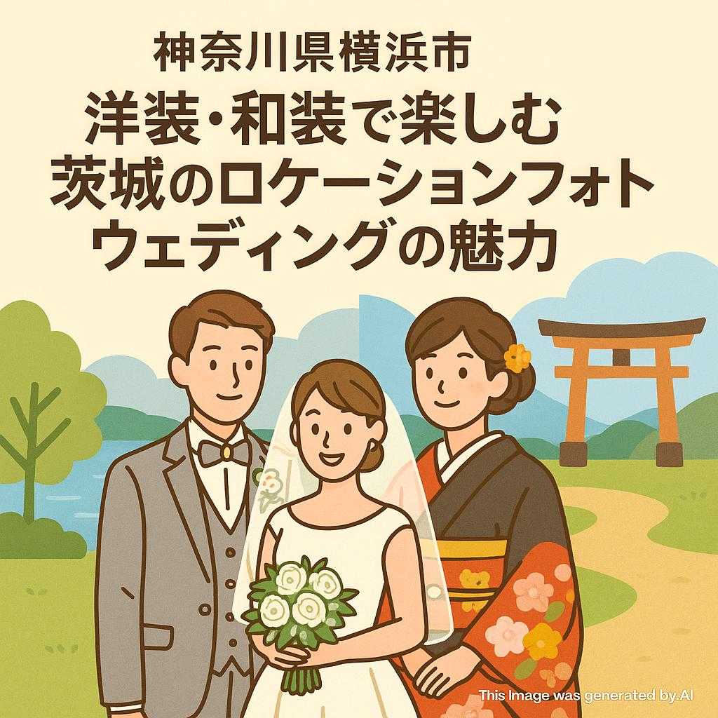 神奈川県横浜市 洋装・和装で楽しむ茨城のロケーションフォトウェディングの魅力