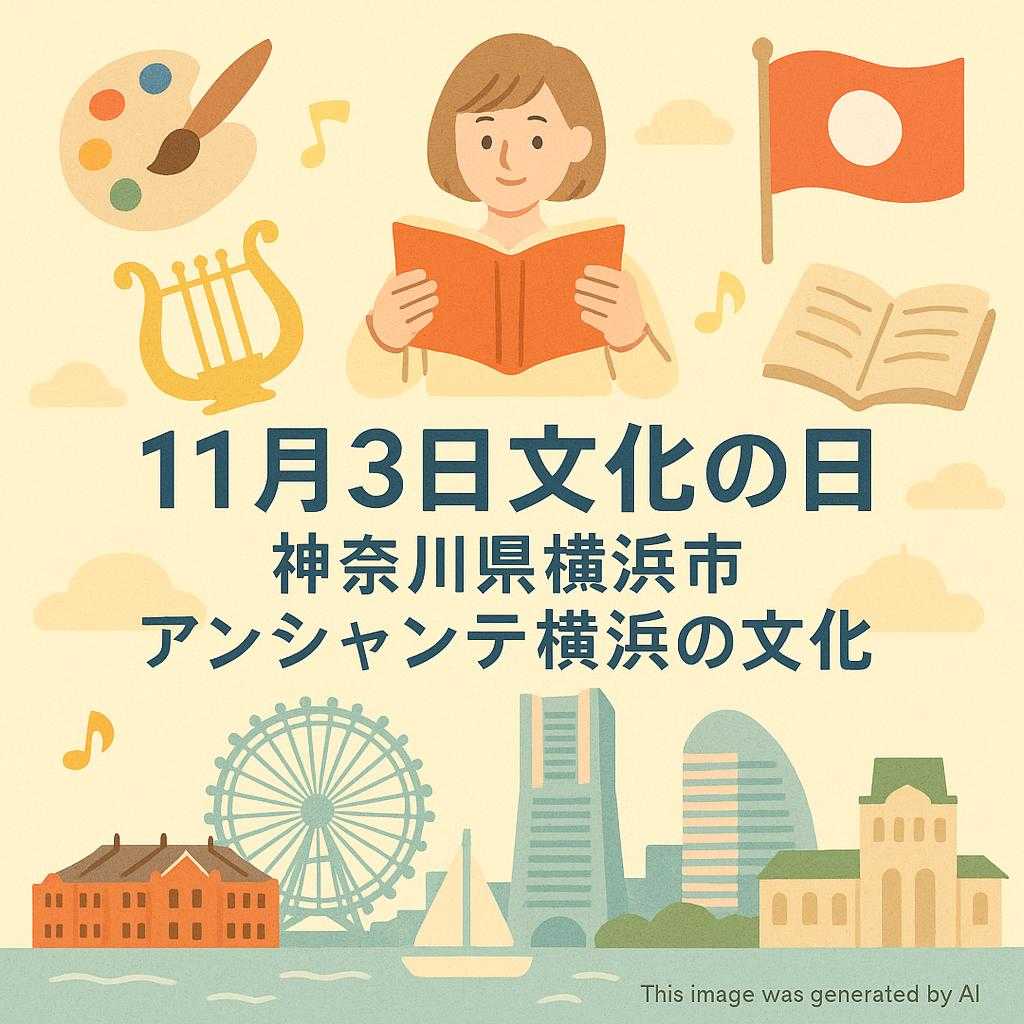 11月3日文化の日 神奈川県横浜市アンシャンテ横浜の文化