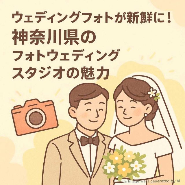 ウェディングフォトが新鮮に！神奈川県のフォトウェディングスタジオの魅力