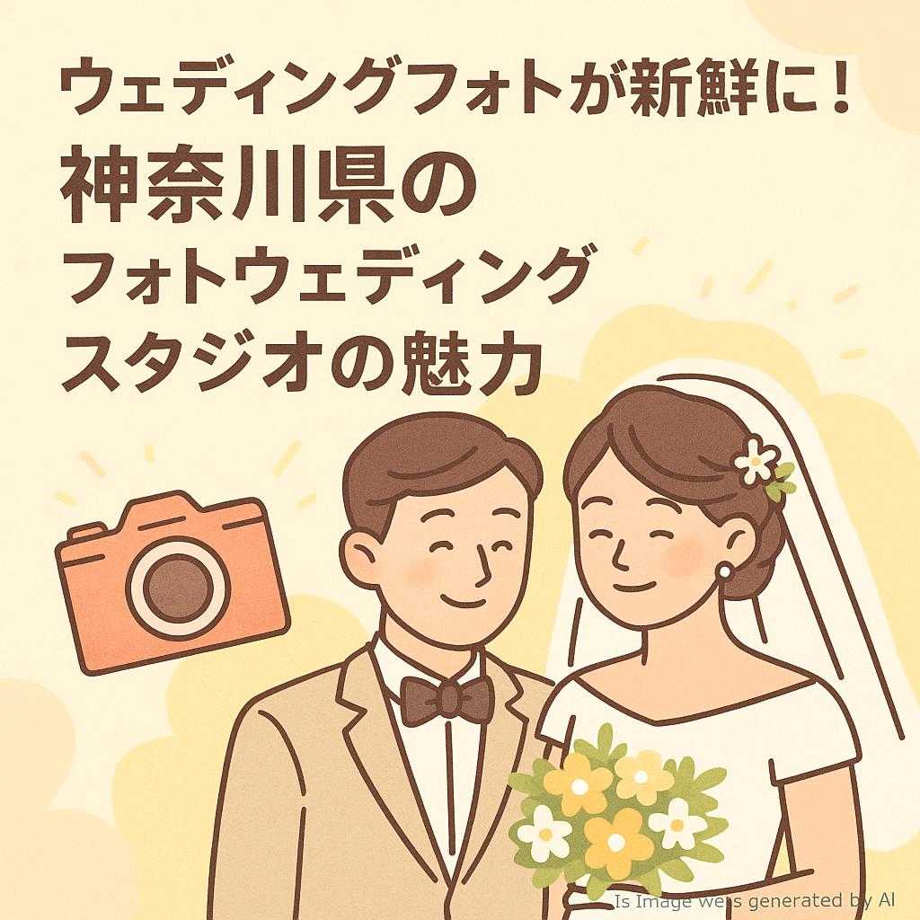 ウェディングフォトが新鮮に!神奈川県のフォトウェディングスタジオの魅力