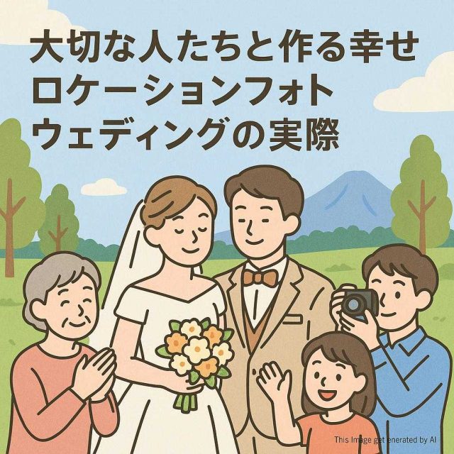 大切な人たちと作る幸せ ロケーションフォトウェディングの実際