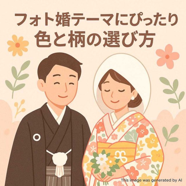 フォト婚テーマにぴったりな色と柄の選び方
