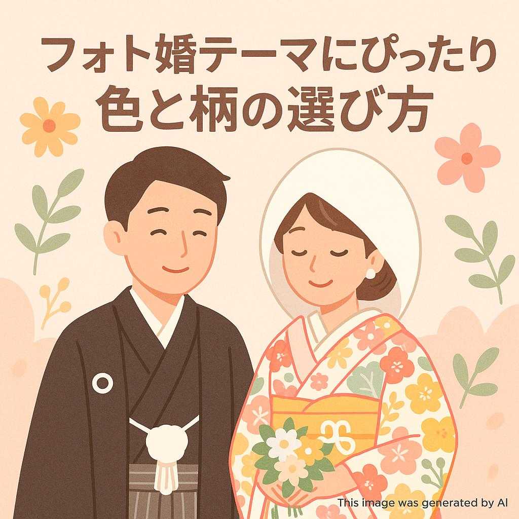 フォト婚テーマにぴったりな色と柄の選び方