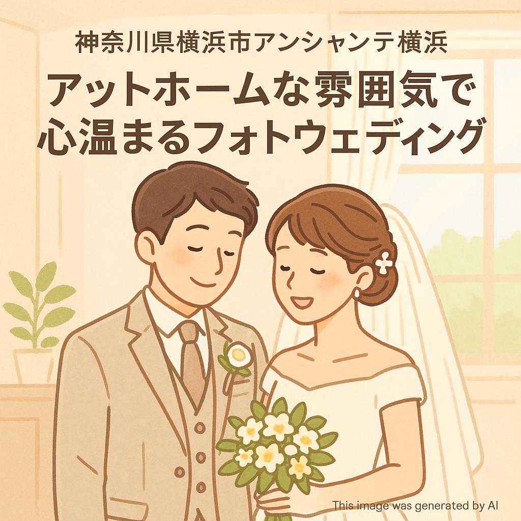 神奈川県横浜市アンシャンテ横浜 アットホームな雰囲気で心温まるフォトウェディング