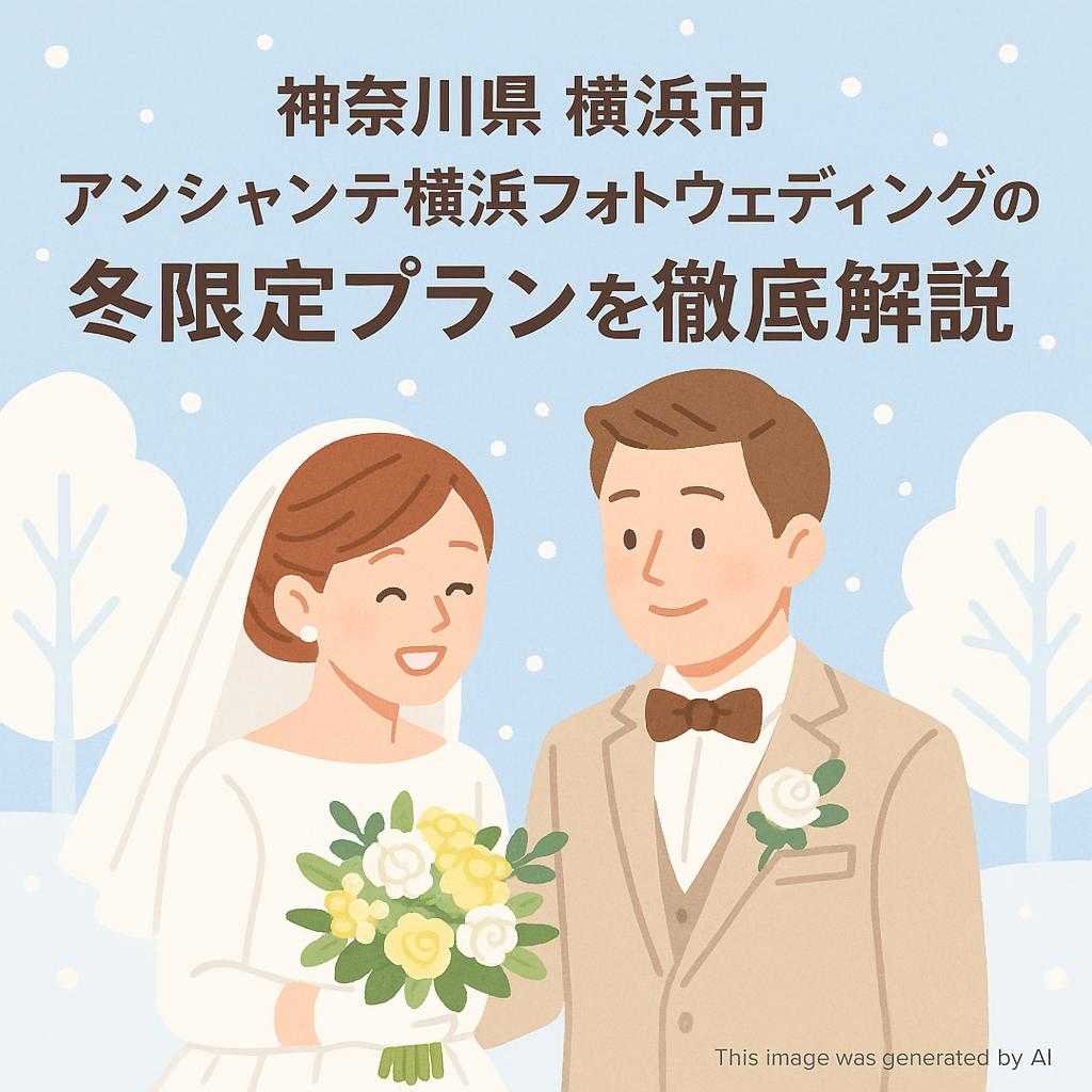 神奈川県横浜市アンシャンテ横浜フォトウェディングの冬限定プランを徹底解説