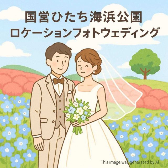 国営ひたち海浜公園ロケーションフォトウェディング