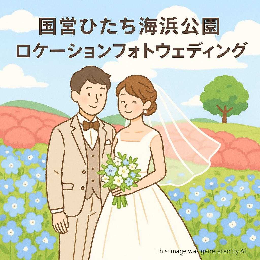 国営ひたち海浜公園ロケーションフォトウェディング