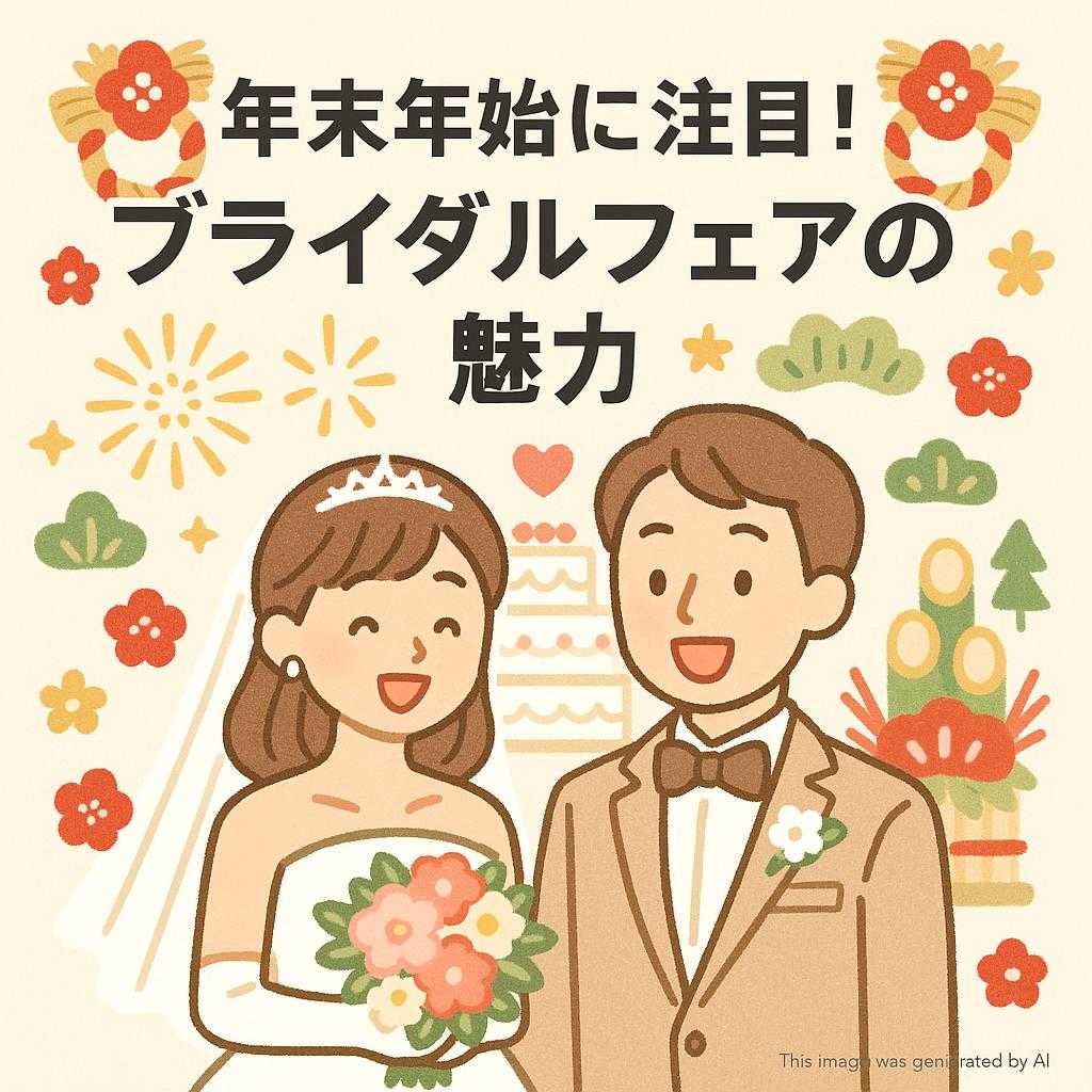 年末年始に注目!ブライダルフェアの魅力