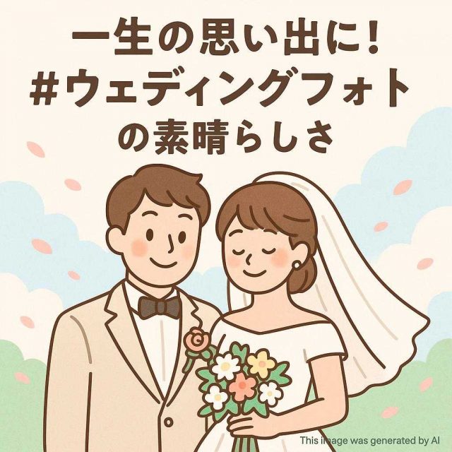 一生の思い出に！#ウェディングフォト の素晴らしさ