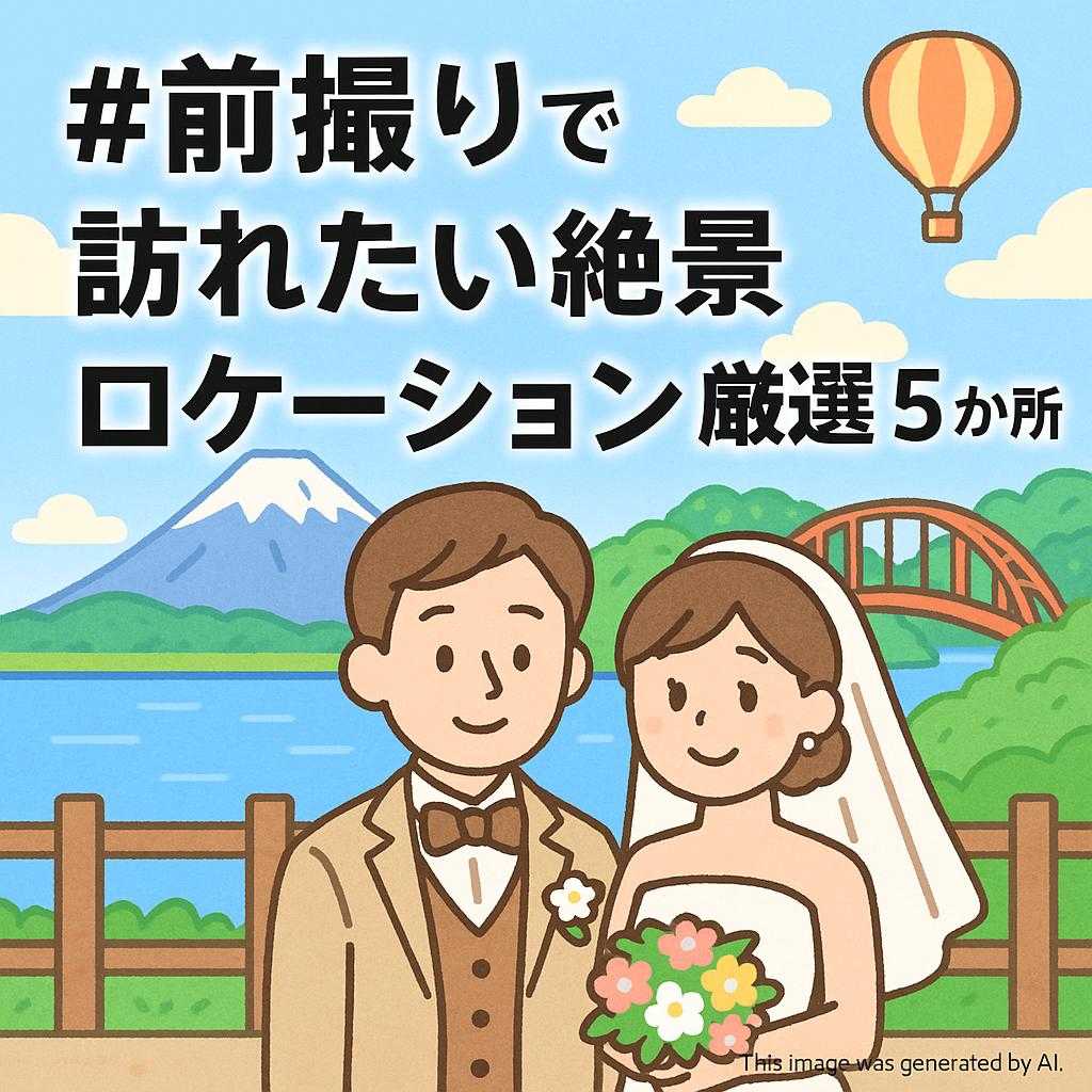 #前撮り で訪れたい絶景ロケーション厳選5か所