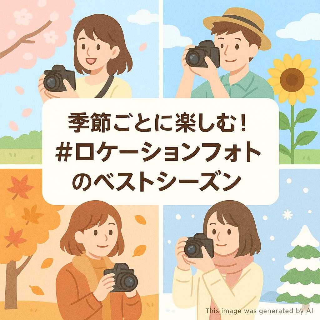 季節ごとに楽しむ!#ロケーションフォト のベストシーズン