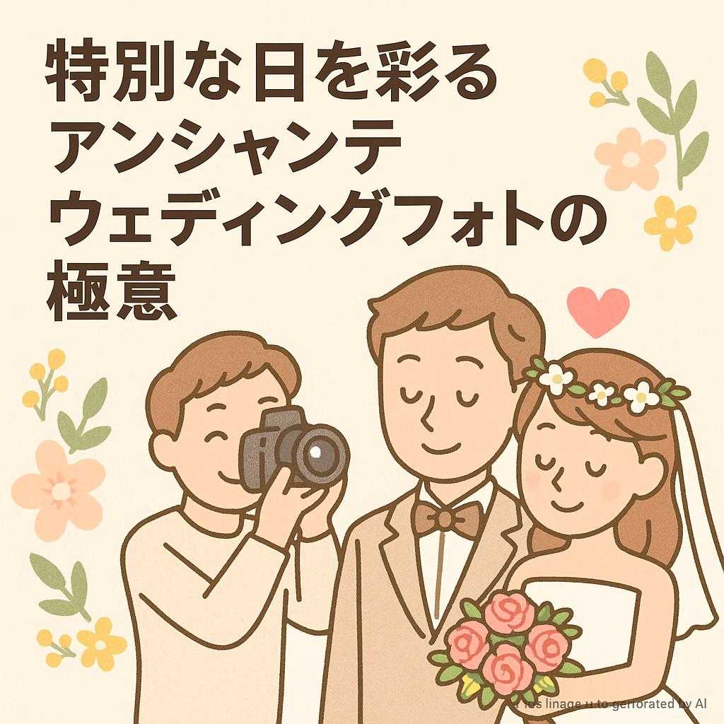 特別な日を彩るアンシャンテウェディングフォトの極意
