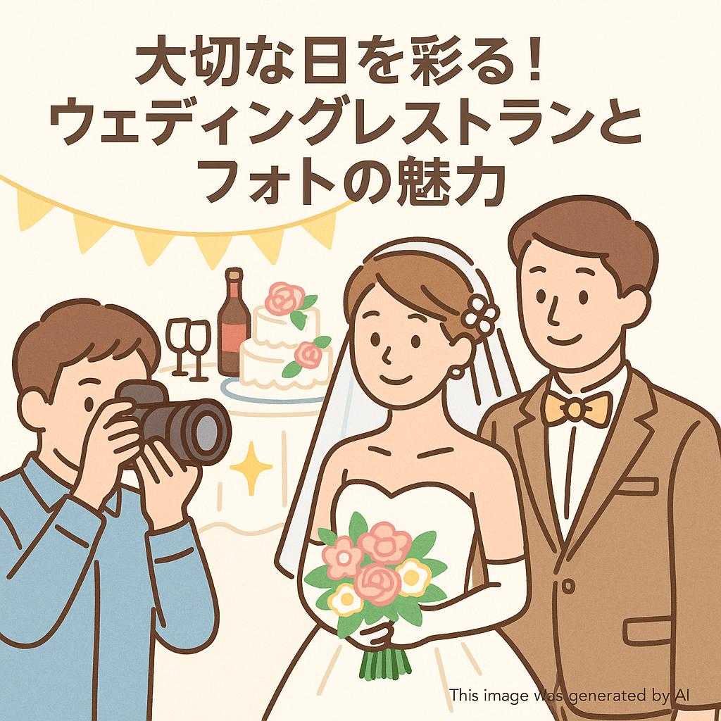 大切な日を彩る！ウェディングレストランとフォトの魅力