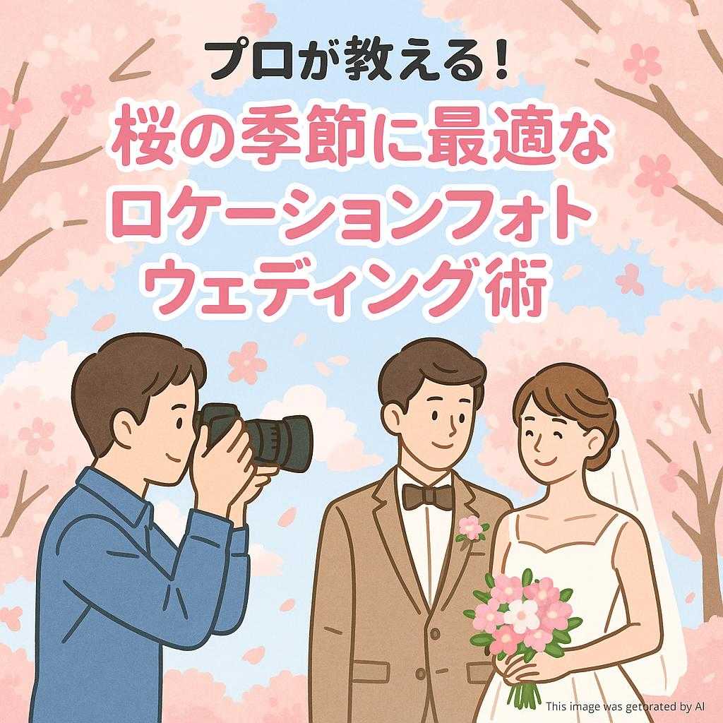 プロが教える！桜の季節に最適なロケーションフォトウェディング術