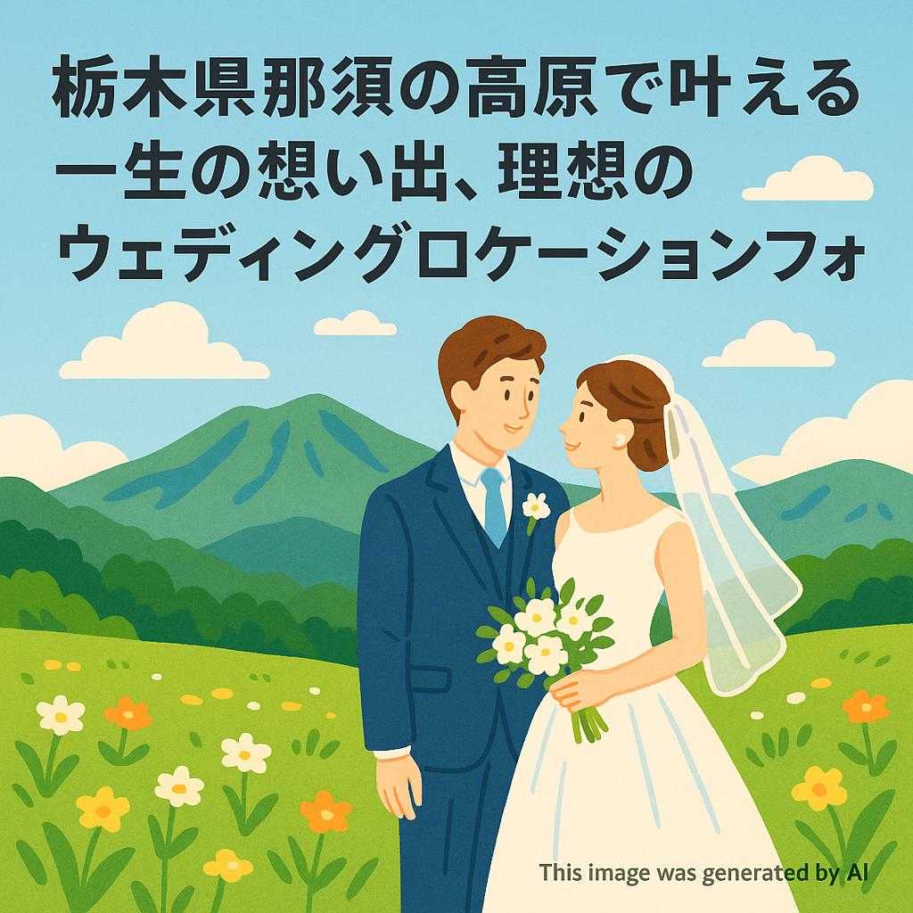 栃木県那須の高原で叶える一生の想い出、理想のウェディングロケーションフォト