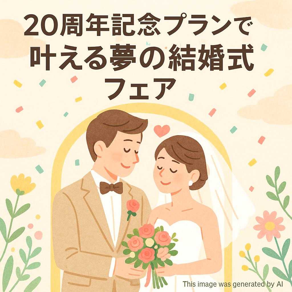 20周年記念プランで叶える夢の結婚式フェア