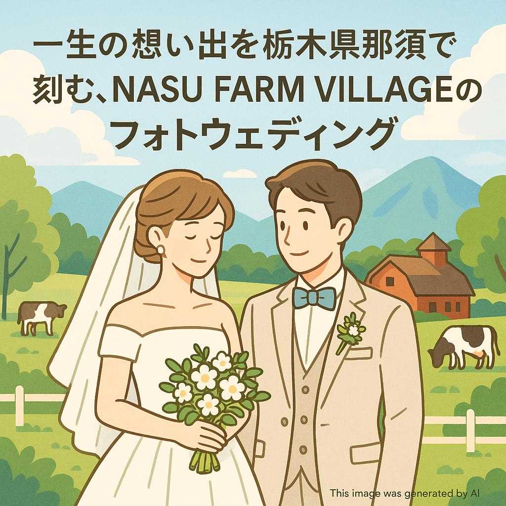一生の想い出を栃木県那須で刻む、NASU FARM VILLAGEのフォトウェディング