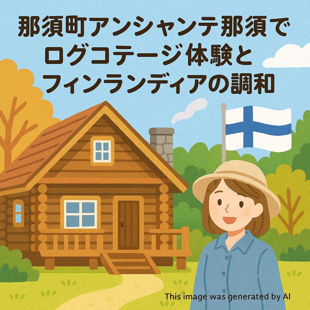 那須町アンシャンテ那須でログコテージ体験とフィンランディアの調和