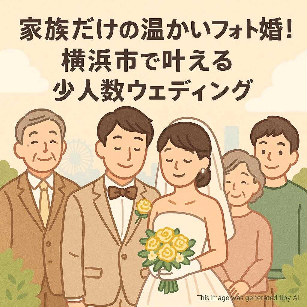 家族だけの温かいフォト婚！横浜市で叶える少人数ウェディング