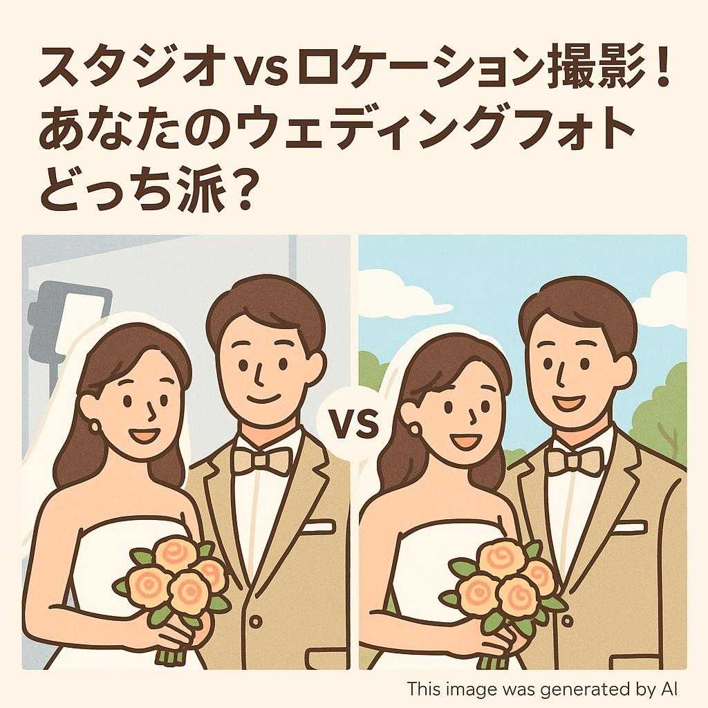 スタジオvsロケーション撮影！あなたのウェディングフォトどっち派？