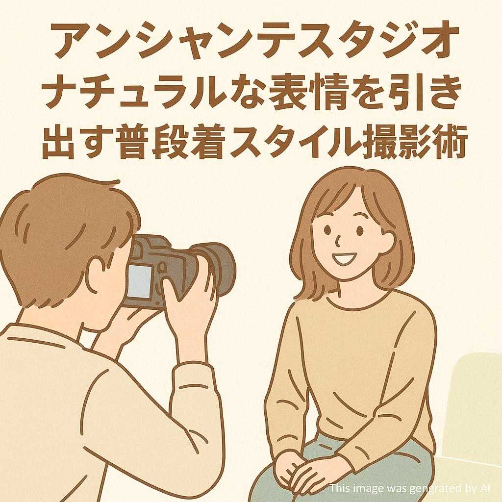 アンシャンテスタジオナチュラルな表情を引き出す普段着スタイル撮影術