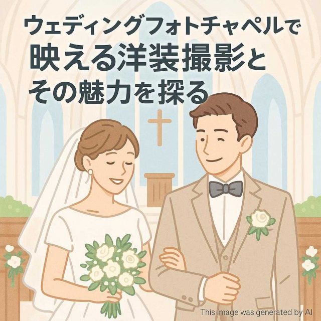 ウェディングフォトチャペルで映える洋装撮影とその魅力を探る