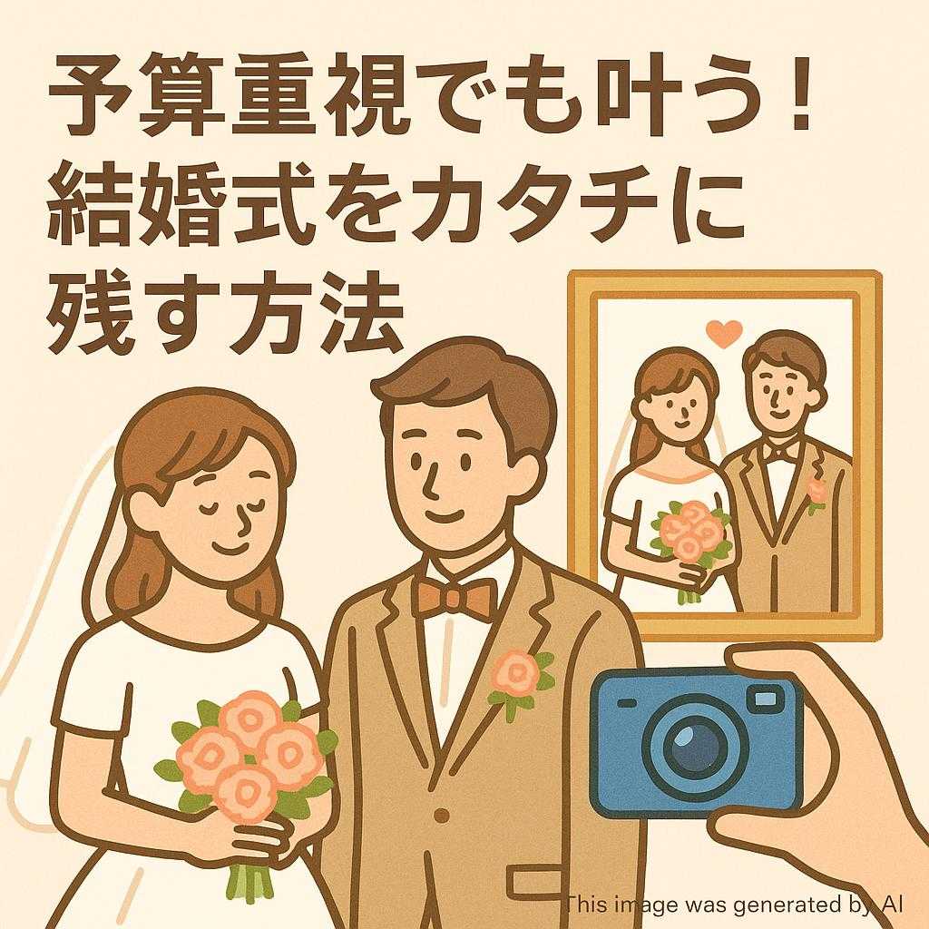 予算重視でも叶う！結婚式をカタチに残す方法