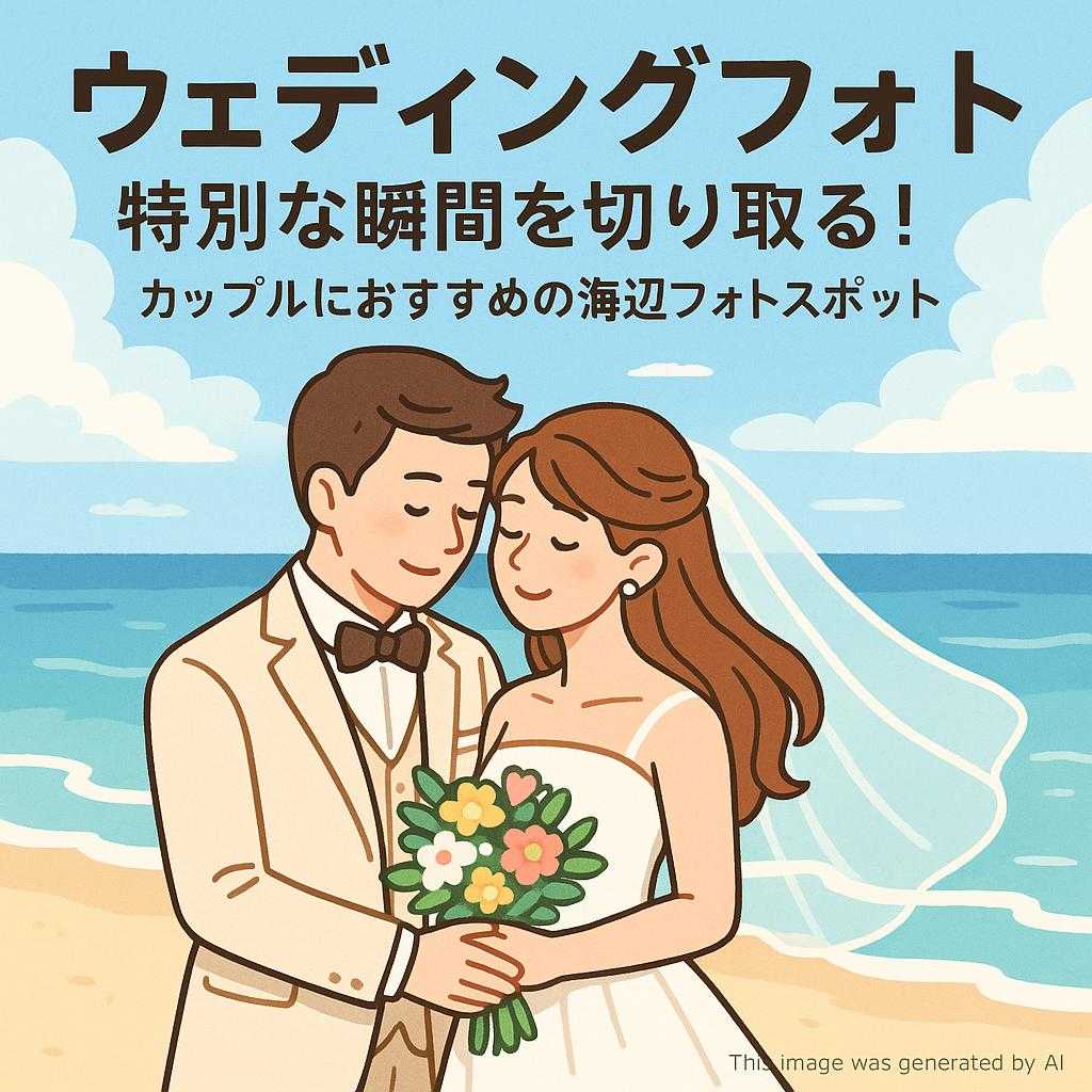 ウェディングフォト特別な瞬間を切り取る!カップルにおすすめの海辺フォトスポット