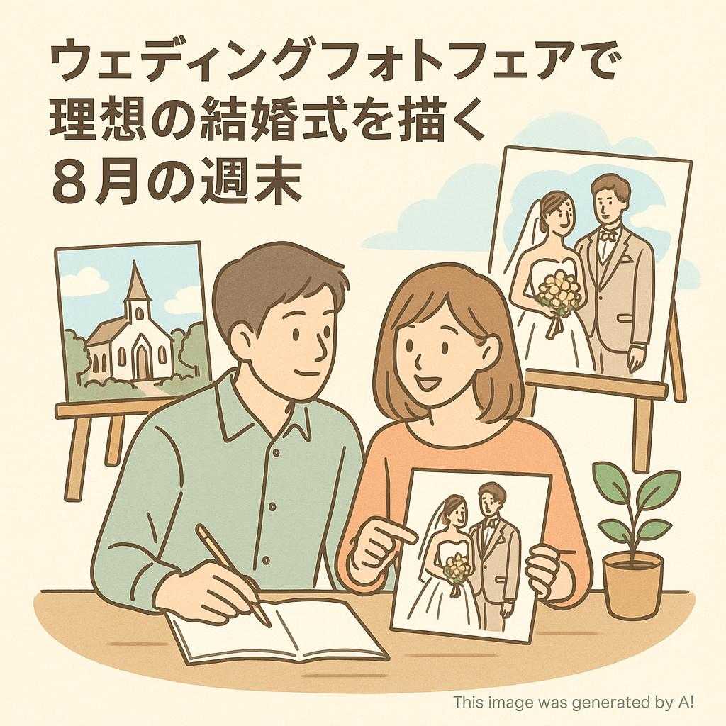 ウェディングフォトフェアで理想の結婚式を描く8月の週末