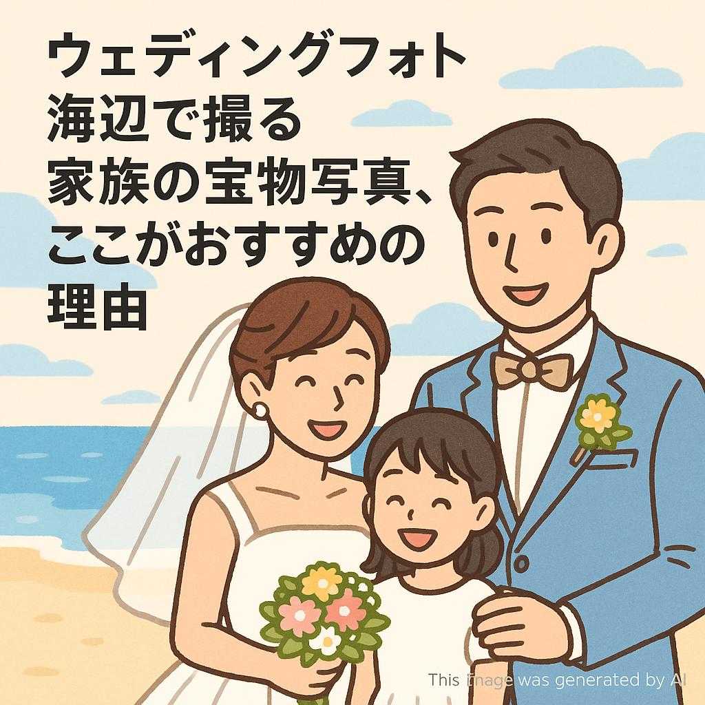 ウェディングフォト海辺で撮る家族の宝物写真、ここがおすすめの理由
