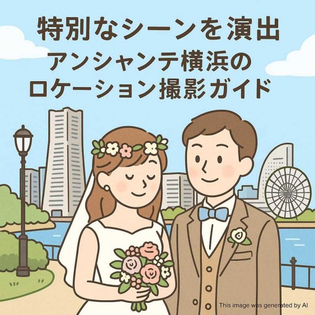 特別なシーンを演出 アンシャンテ横浜のロケーション撮影ガイド