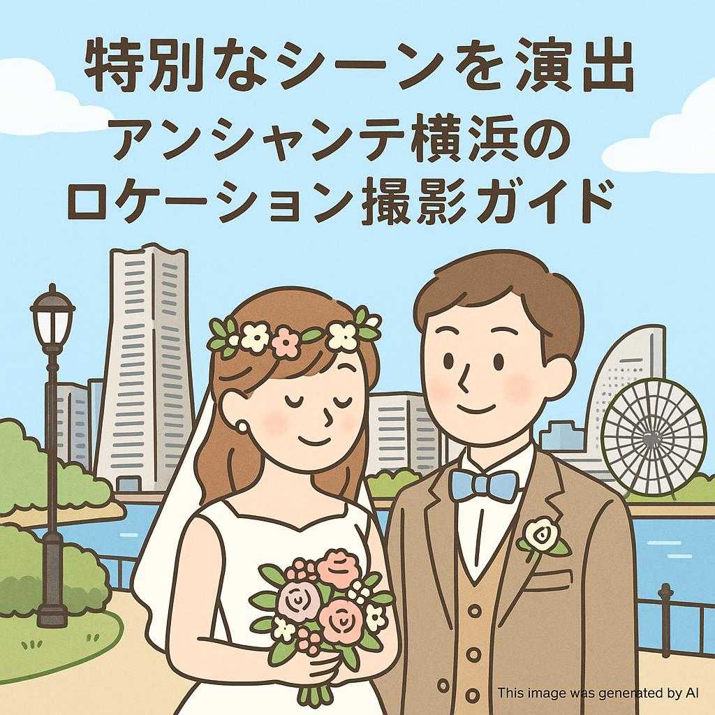 特別なシーンを演出 アンシャンテ横浜のロケーション撮影ガイド