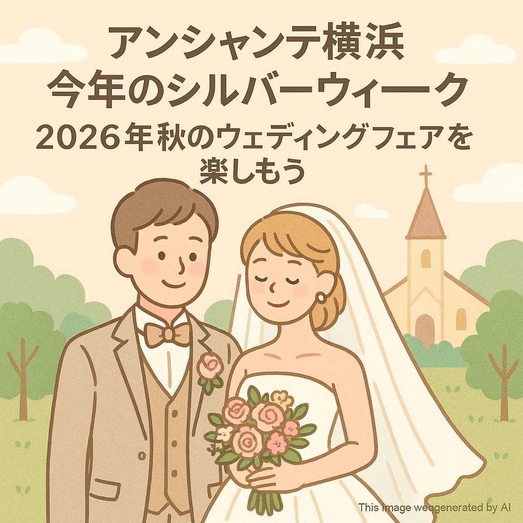 アンシャンテ横浜 今年のシルバーウィーク: 2026年秋のウェディングフェアを楽しもう