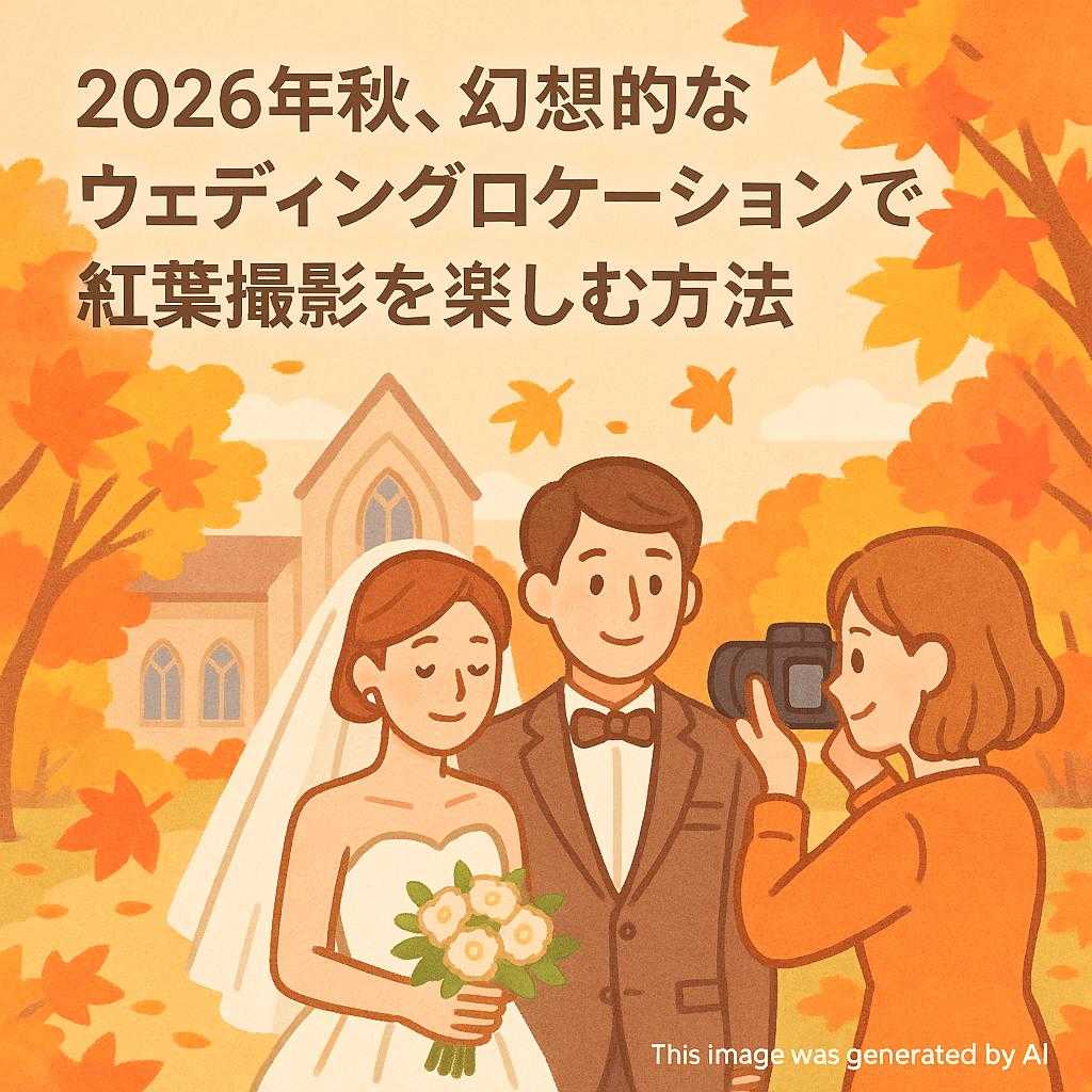2026年秋、幻想的なウェディングロケーションで紅葉撮影を楽しむ方法