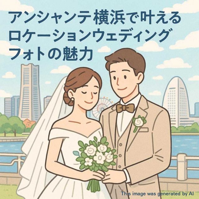 アンシャンテ横浜で叶えるロケーションウェディングフォトの魅力