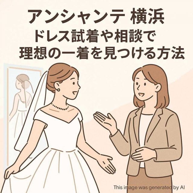アンシャンテ横浜 ドレス試着や相談で理想の一着を見つける方法