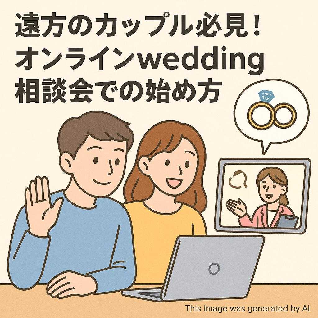 遠方のカップル必見！オンラインwedding相談会での始め方