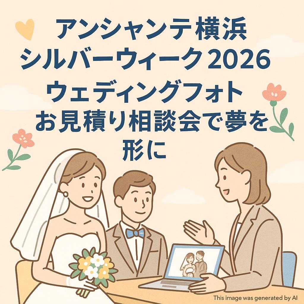 アンシャンテ横浜 シルバーウィーク2026: ウェディングフォトお見積り相談会で夢を形に