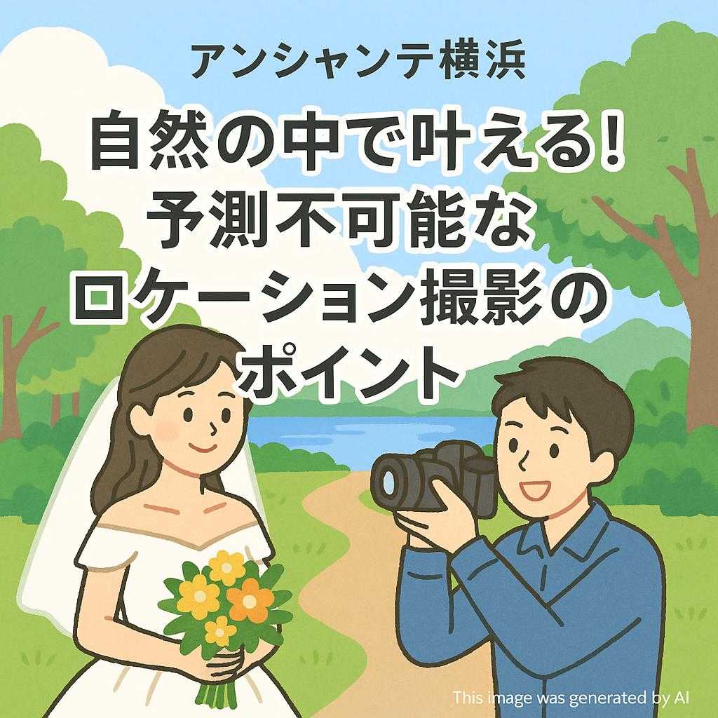 アンシャンテ横浜 自然の中で叶える！予測不可能なロケーション撮影のポイント
