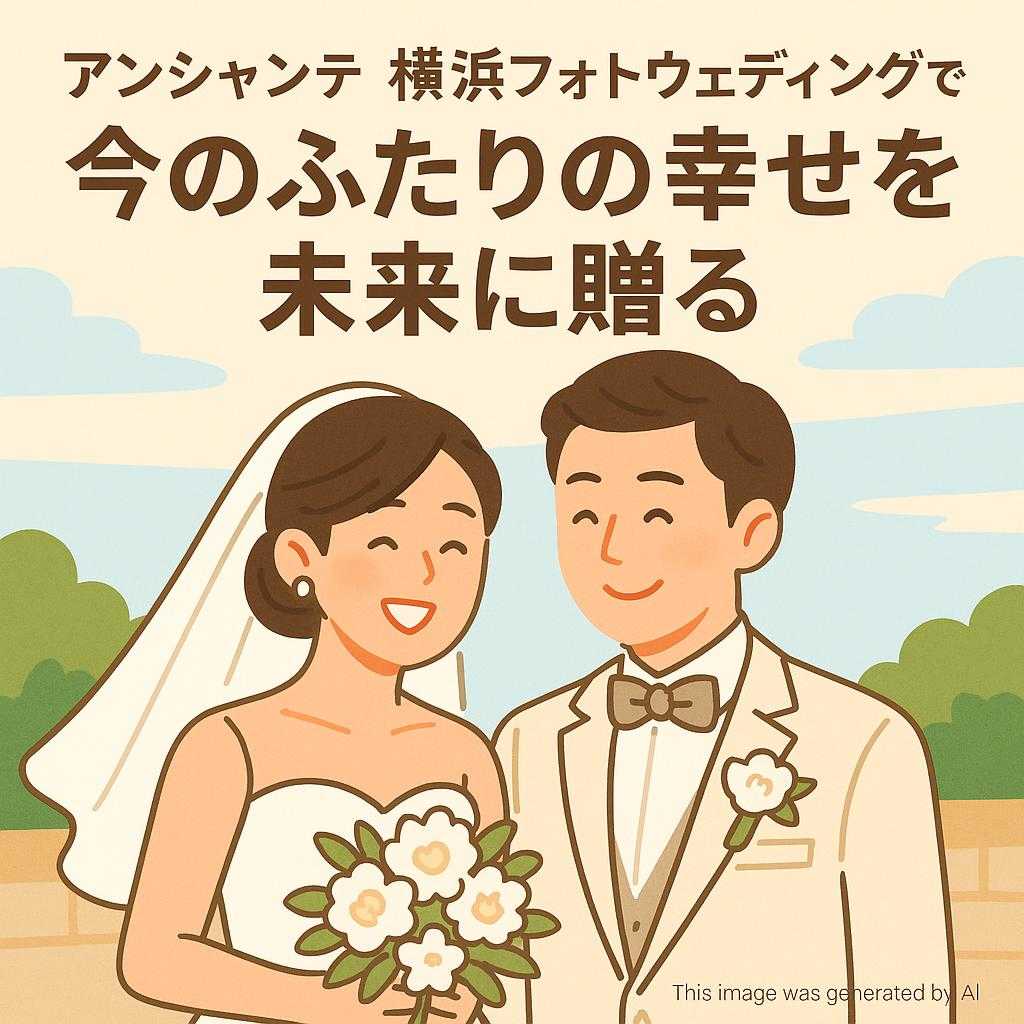 アンシャンテ横浜フォトウェディングで今のふたりの幸せを未来に贈る