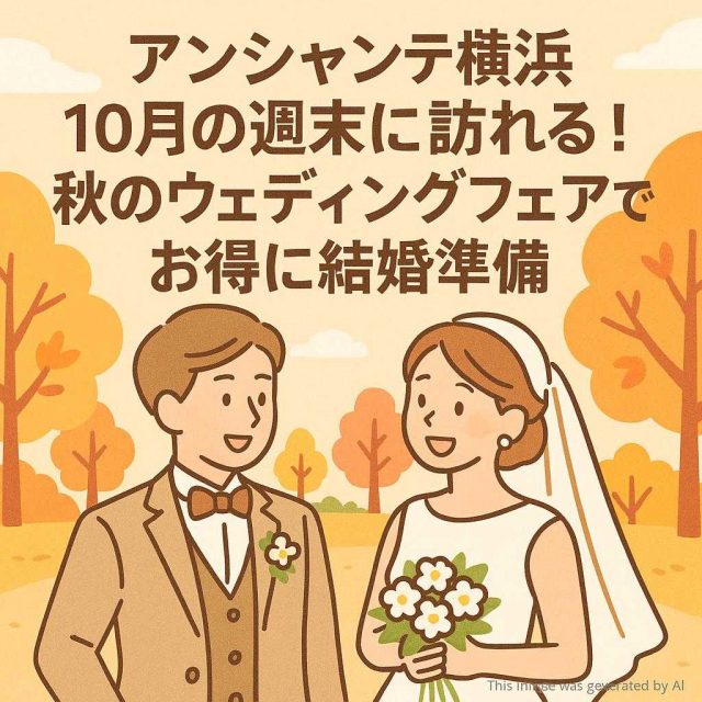 アンシャンテ横浜 10月の週末に訪れる！秋のウェディングフェアでお得に結婚準備