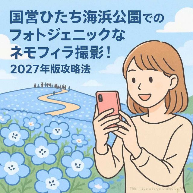 国営ひたち海浜公園でのフォトジェニックなネモフィラ撮影！2027年版攻略法